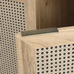 Cassettiera 80x85h cm 3 cassetti moderna rovere Sombra