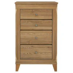 Cassettiera 72x116h cm 4 cassetti rovere scuro Lucca
