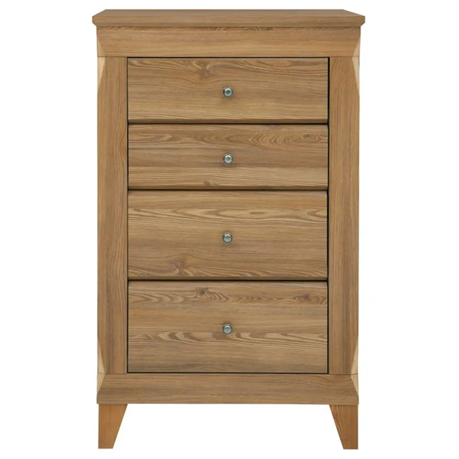 Cassettiera 72x116h cm 4 cassetti rovere scuro Lucca