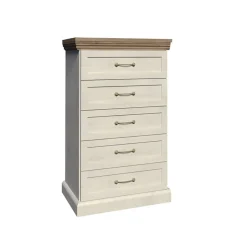 Cassettiera 57x98h cm 5 cassetti pino frassinato rovere Blend