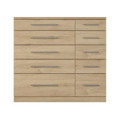 Cassettiera 103x95h cm moderna rovere Dogliani