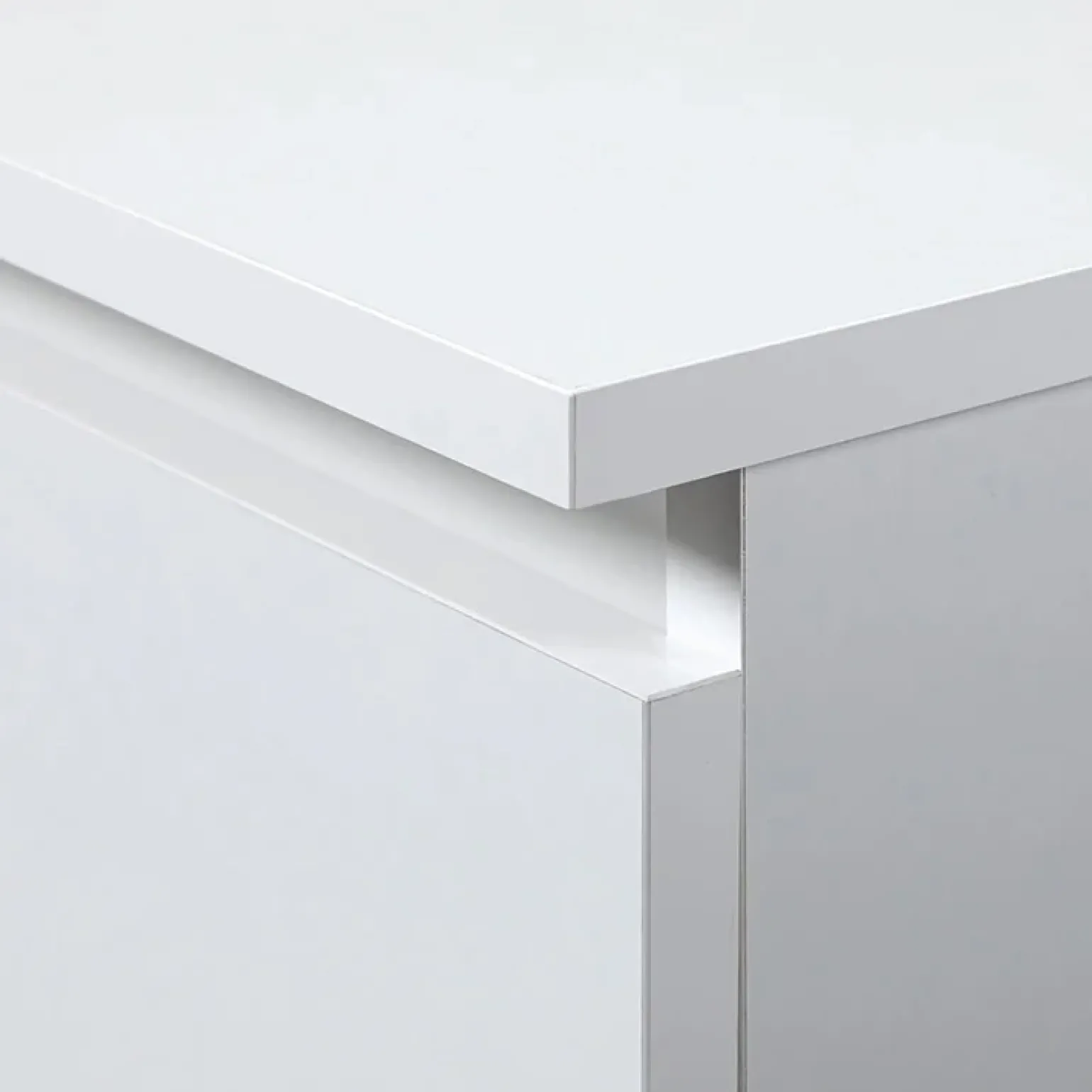 Cassettiera 160x77h cm moderna 6 cassetti bianco Living