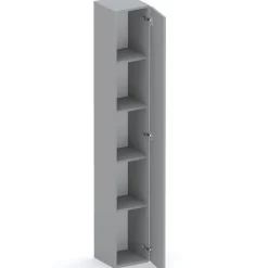 Colonna a terra 28x186h cm 1 anta reversibile multiuso grigio scuro Sunset