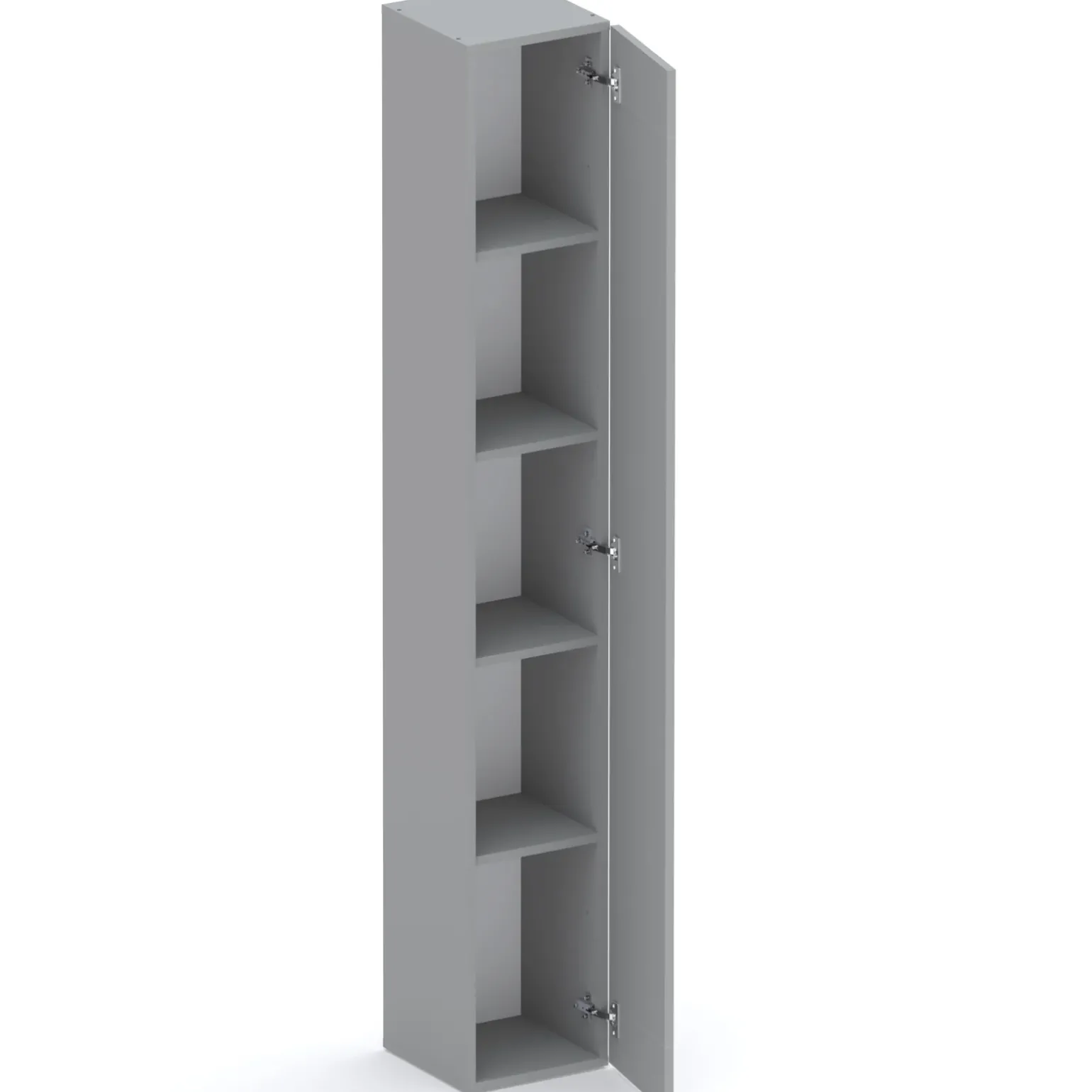 Colonna a terra 28x186h cm 1 anta reversibile multiuso grigio scuro Sunset