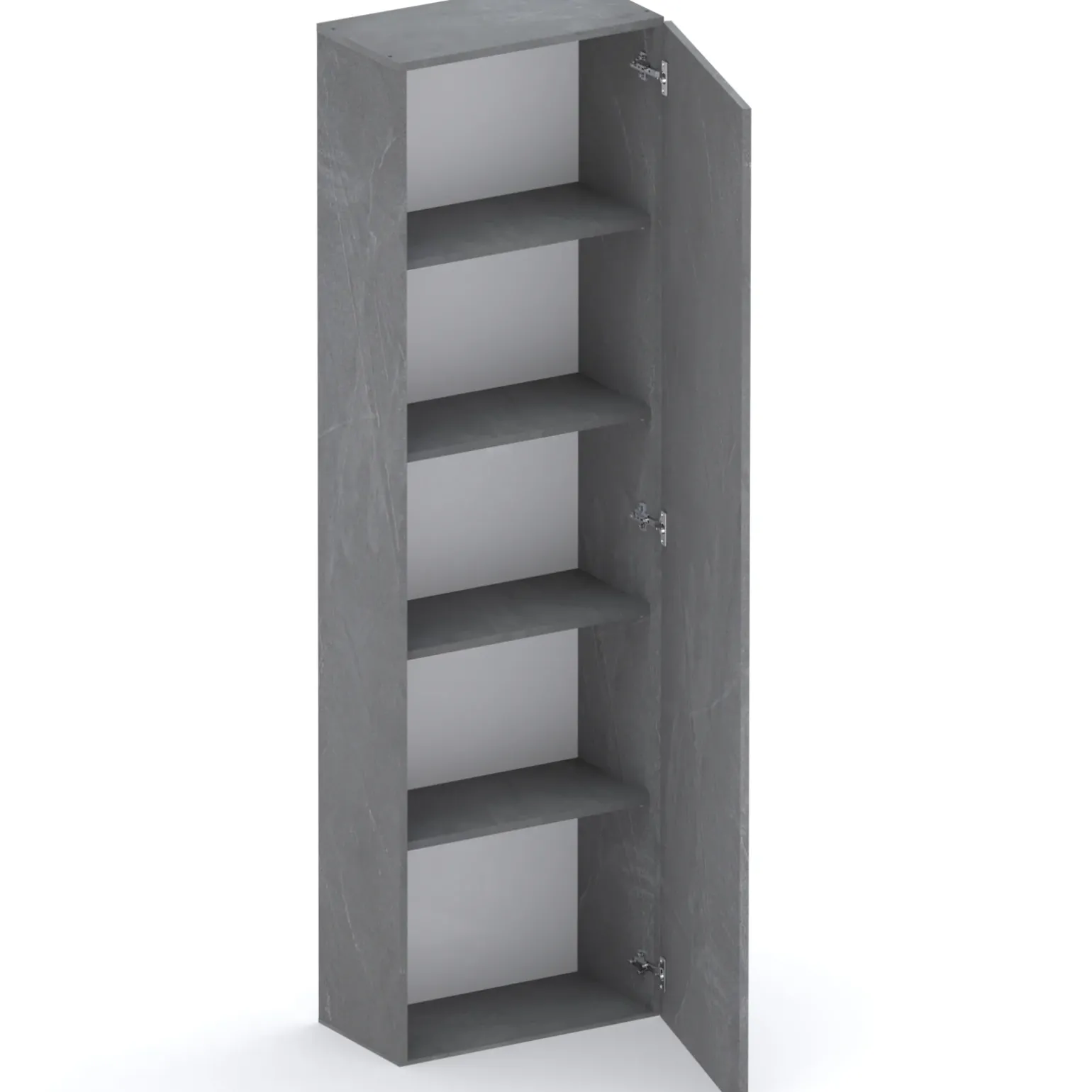 Colonna a terra 55x186h cm 1 anta reversibile antracite Sunset