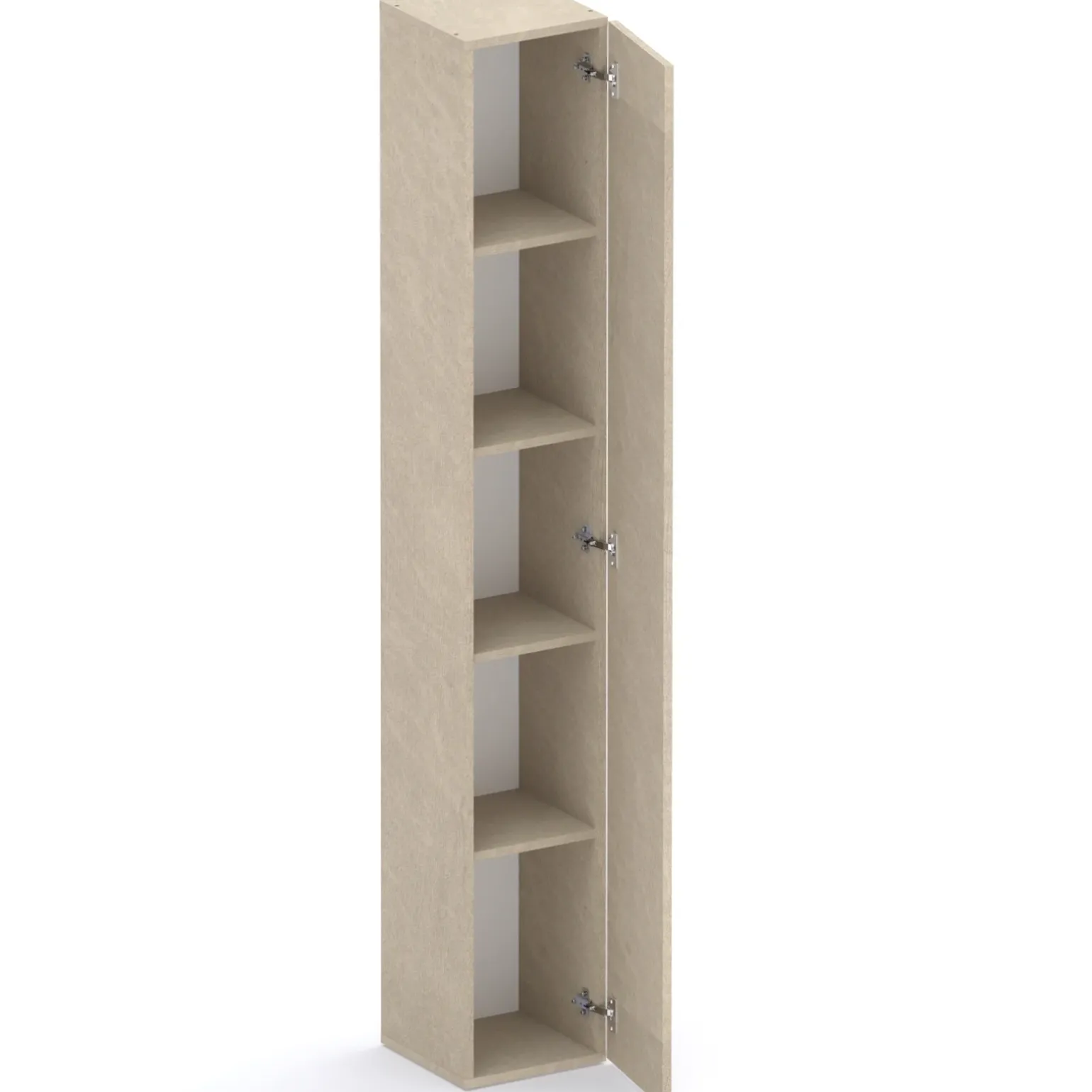 Colonna a terra 28x186h cm 1 anta reversibile multiuso tortora Sunset