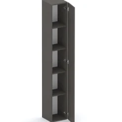 Colonna a terra 28x186h cm 1 anta reversibile multiuso ossido nero Sunset