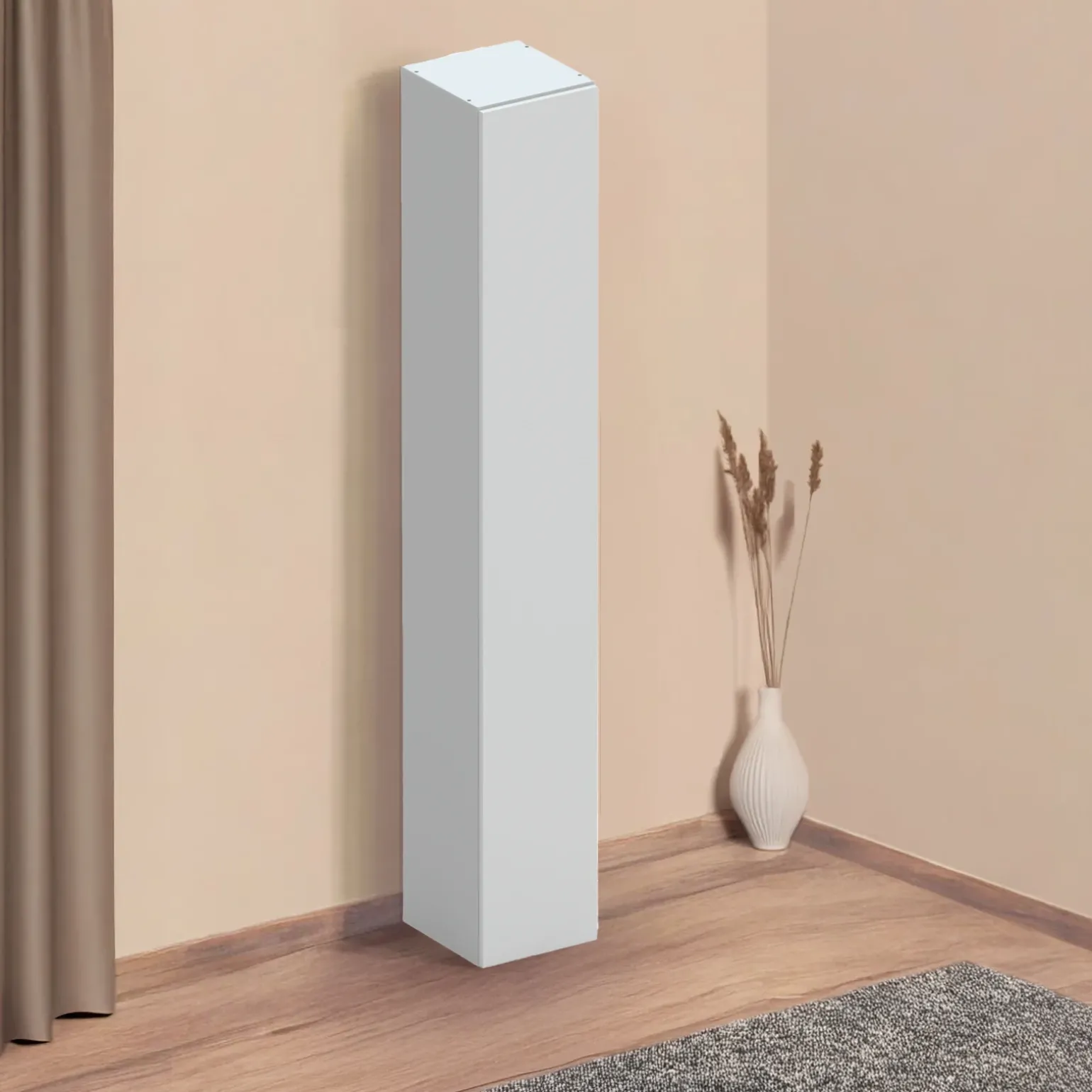 Colonna a terra 28x186h cm 1 anta reversibile multiuso grigio chiaro Sunset