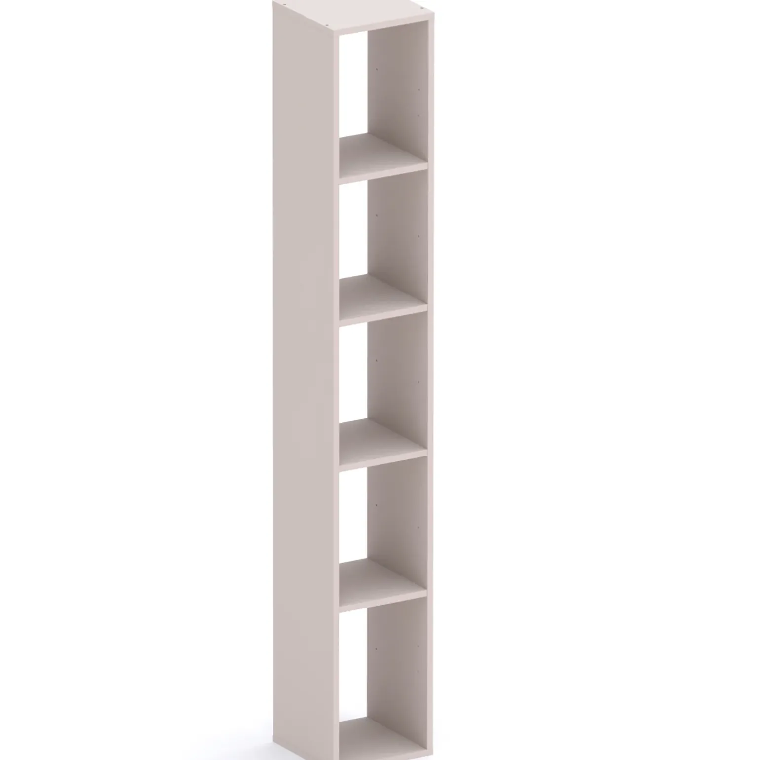 Colonna a terra 28x186h cm 5 vani libreria beige Sunset
