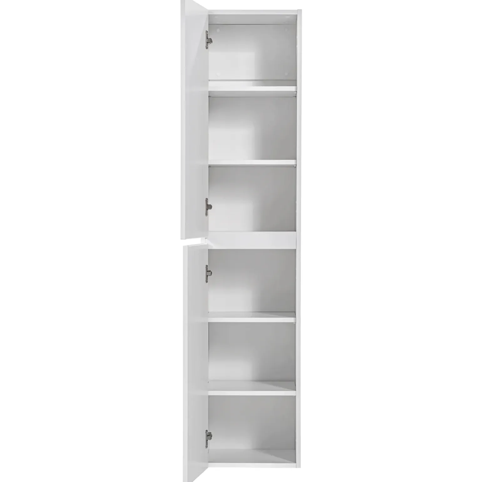 Colonna bagno sospesa 35x160h cm cannettato 2 ante bianco Autentic