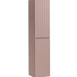 Colonna bagno sospesa 35x160h cm cannettato 2 ante rosa Autentic