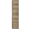 Colonna bagno sospesa 30x140h cm moderna rovere chiaro Eveline