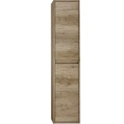 Colonna bagno sospesa 30x140h cm moderna rovere chiaro Eveline