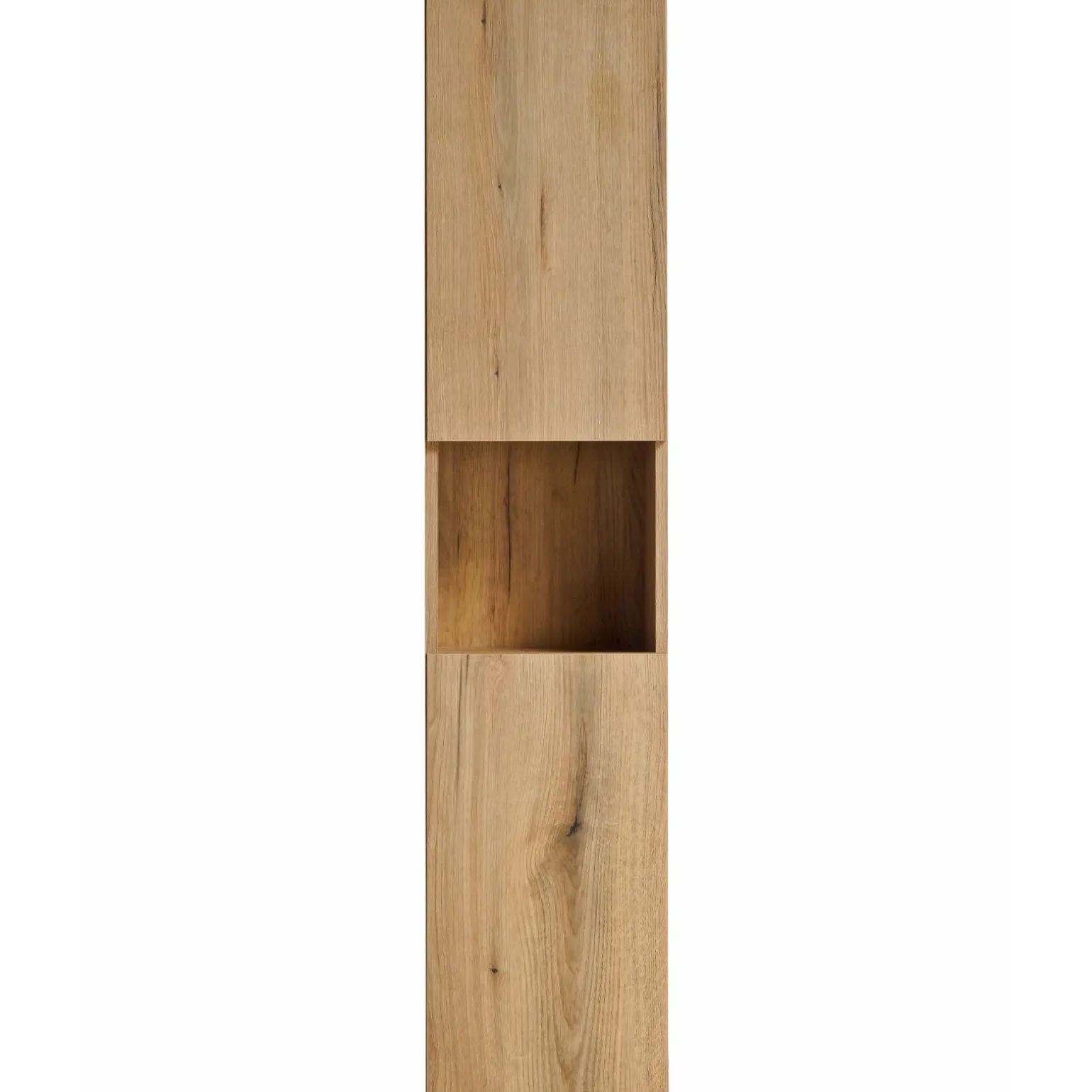 Colonna bagno sospesa 30x140h cm 2 ante rovere Rovery