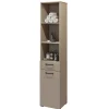 Colonna bagno 40x197h cm 1 anta 1 cassetto beige Wave
