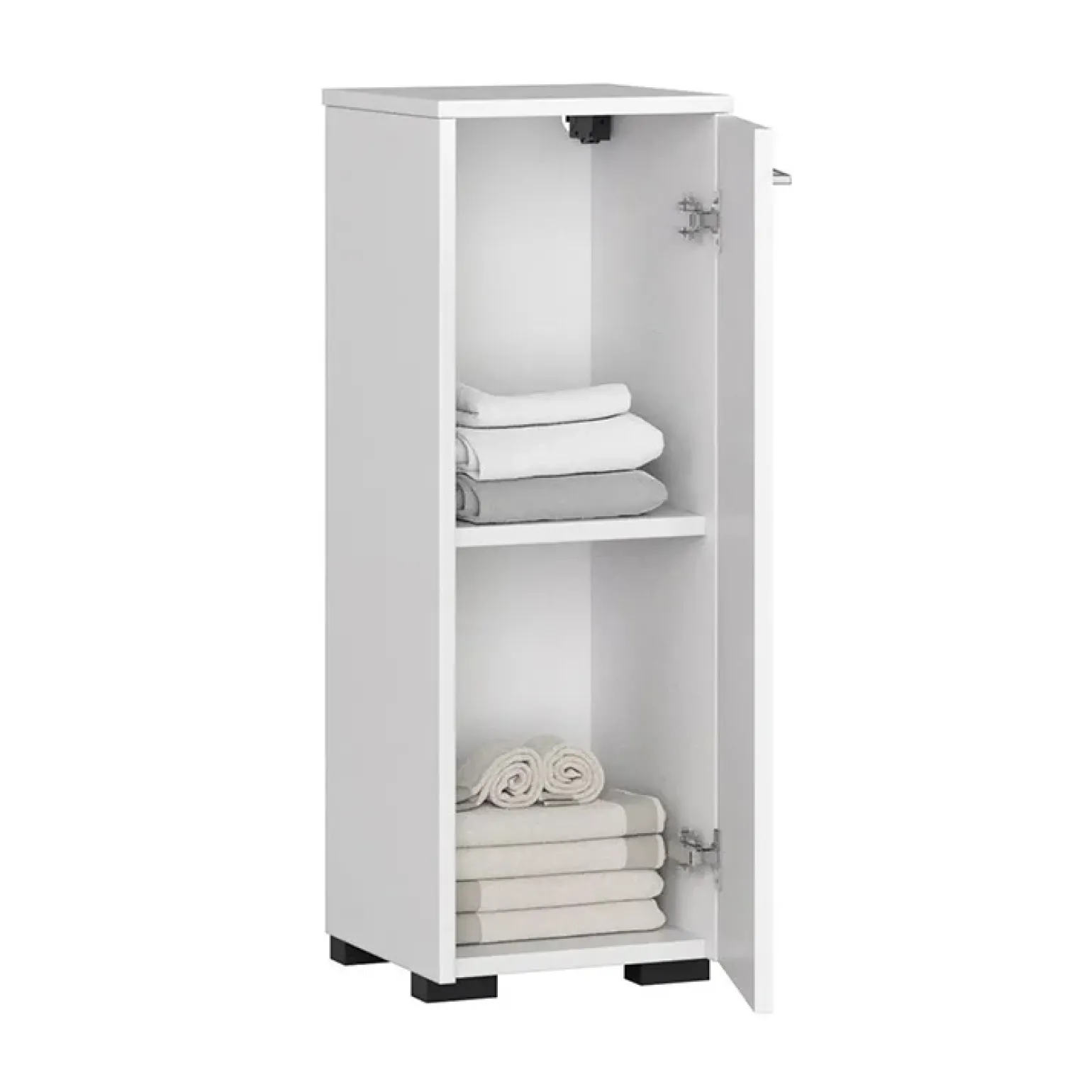 Colonna bagno 30x85h cm bassa 1 anta bianco Woters