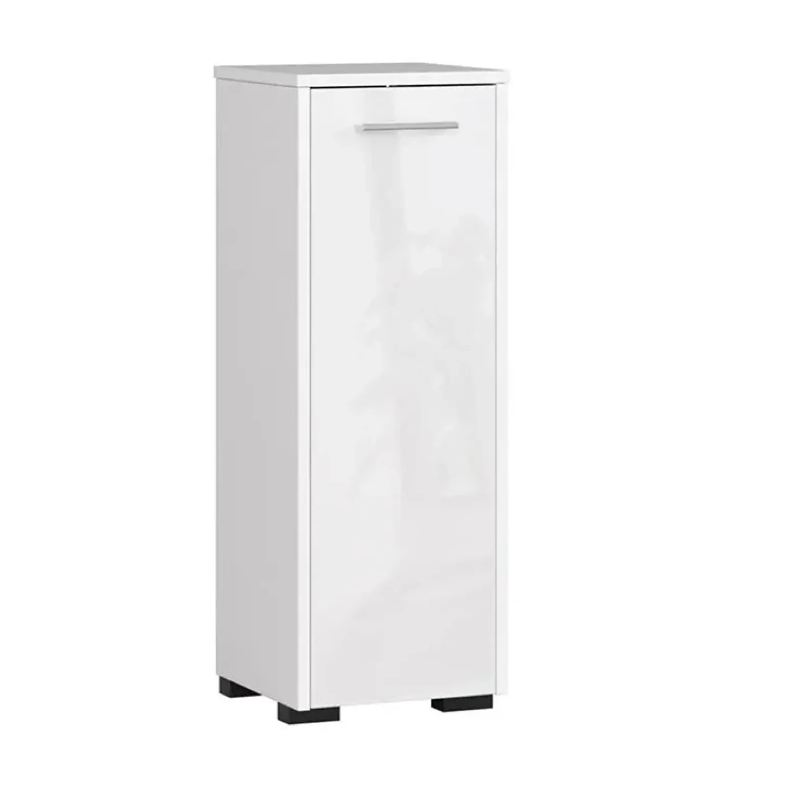 Colonna bagno 30x85h cm bassa 1 anta bianco lucido Woters
