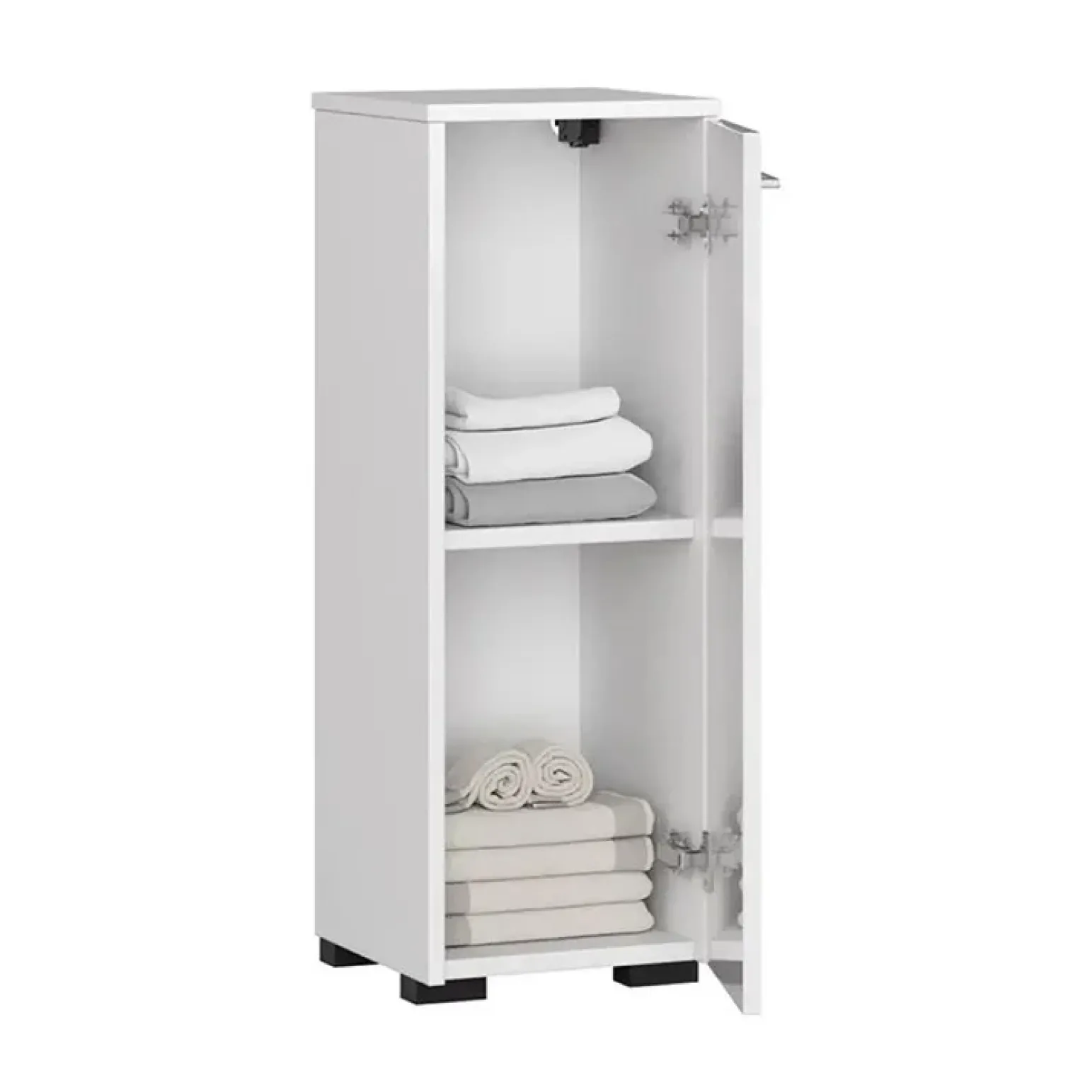 Colonna bagno 30x85h cm bassa 1 anta bianco lucido Woters