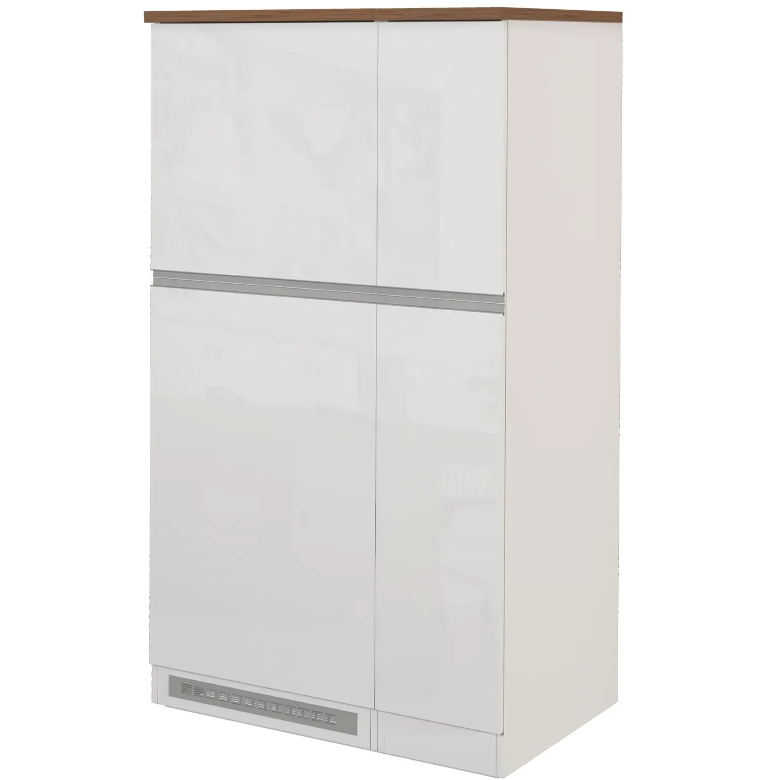 Colonna frigo dispensa cucina 90x165h cm moderna bianco rovere Gourmet
