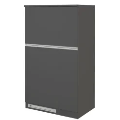 Colonna frigo dispensa cucina 90x165h cm moderna antracite grigio pietra Gourmet