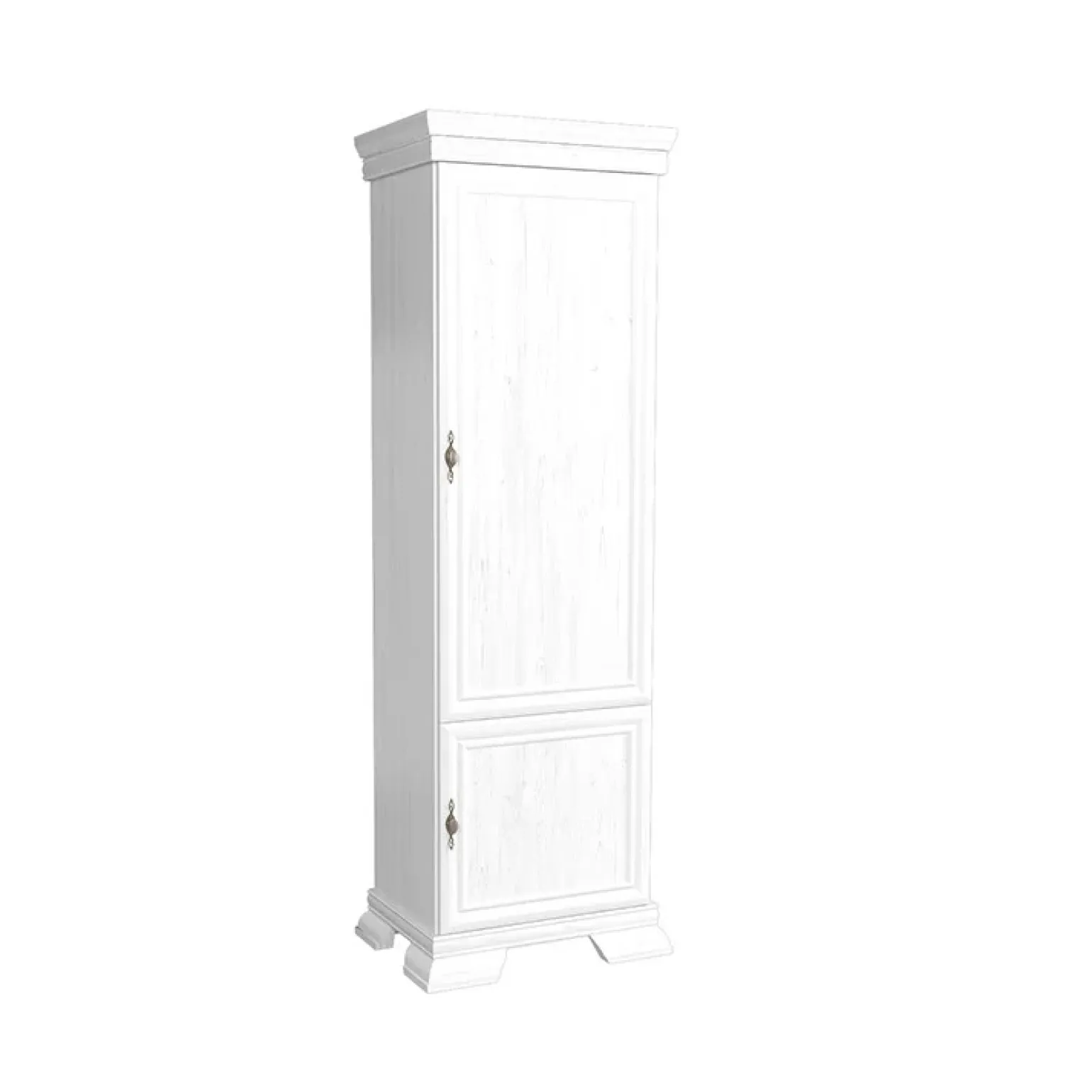 Colonna 58x193h cm shabby 2 ante bianco frassinato Kelly