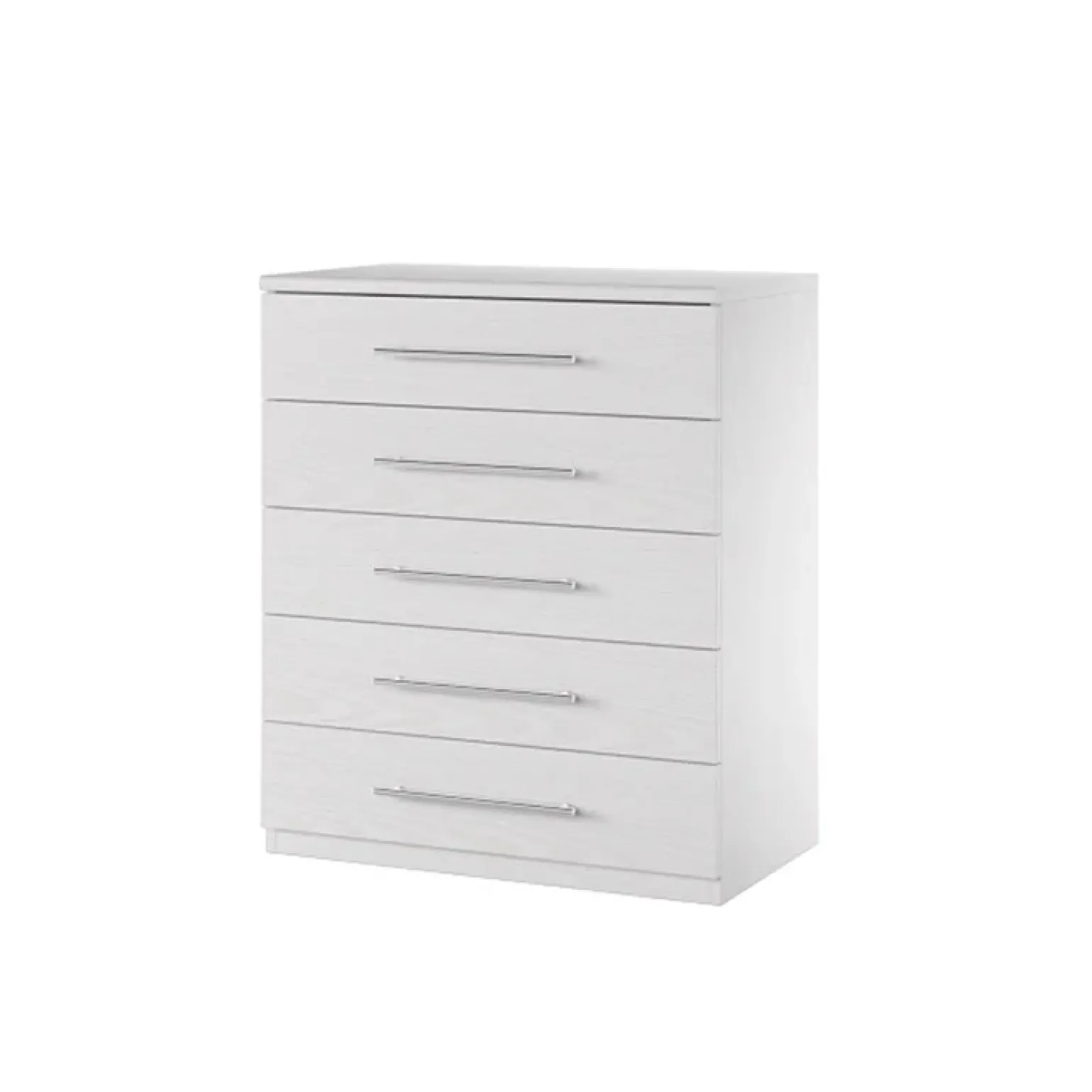 Comò 70x90h cm con cassetti moderno bianco frassinato Dogliani