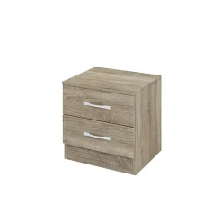 Comodino 40x41h cm 2 cassetti design rovere sonoma Marte