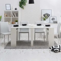 Consolle 50/302cm allungabile bianco opaco Diadema Gihome®