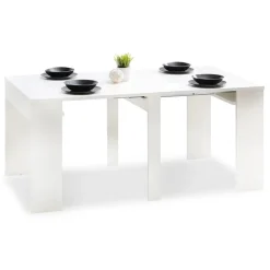 Consolle 50/302cm allungabile bianco opaco Diadema Gihome®