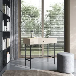 Consolle ingresso 93x79cm 1 cassetto beige Eterna