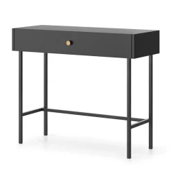 Consolle ingresso 93x79cm 1 cassetto nero Eterna