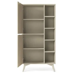 Credenza alta 80x160h cm 2 ante beige rovere Myrta