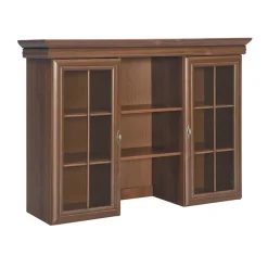 Credenza alta 128x195h cm con vetrina arte povera quercia Kelly