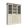 Credenza alta 127x187h cmi con vetrina pino frassinato rovere Blend