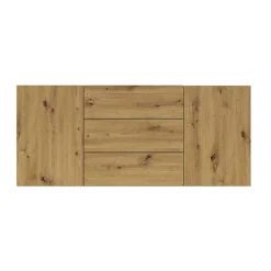 Credenza sospesa 140x63h cm moderna rovere Fusion
