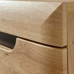 Credenza 107x83h cm 1 anta 3 cassetti moderna rovere Alimena Gihome®