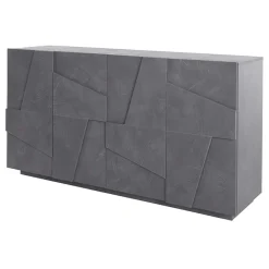 Credenza 162x86h cm 4 ante moderna ossido Zenzero Gihome®