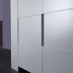 Credenza 210x84h cm 4 ante moderna design bianco lucido Eos