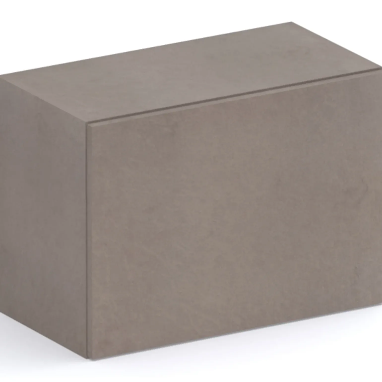 Cubo da terra 55x40h cm 1 anta reversibile marrone bronzo Sunset