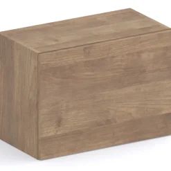 Cubo da terra 55x40h cm 1 anta reversibile rovere scuro Sunset