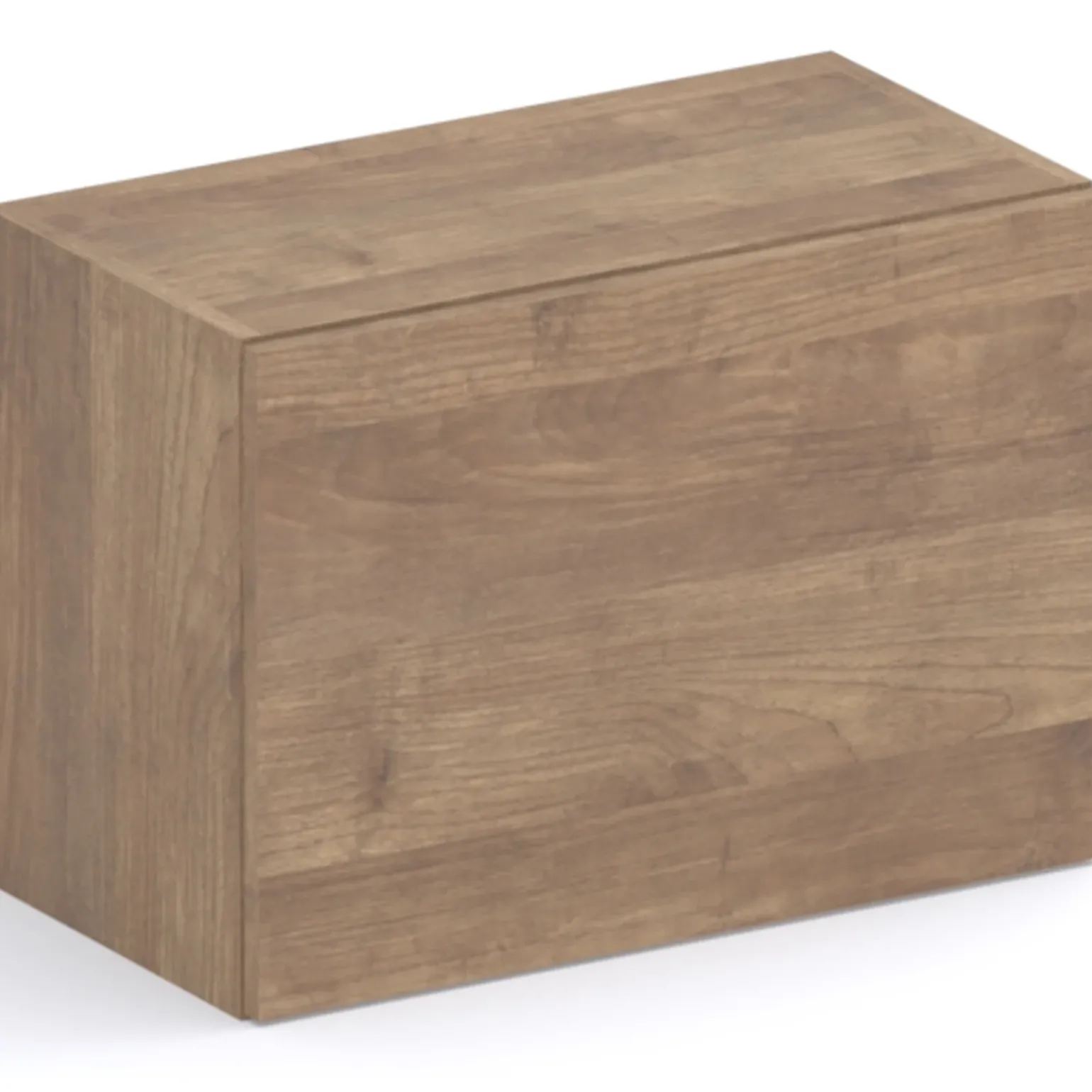 Cubo da terra 55x40h cm 1 anta reversibile rovere scuro Sunset