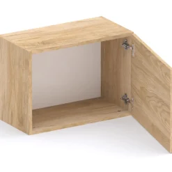 Cubo da terra 55x40h cm 1 anta reversibile rovere chiaro Sunset