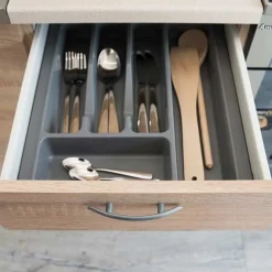 Cucina 240cm completa moderna lineare rovere sonoma Dalia