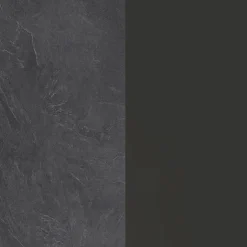 Cucina 255cm componibile lineare moderna antracite grigio pietra Gourmet Elegance