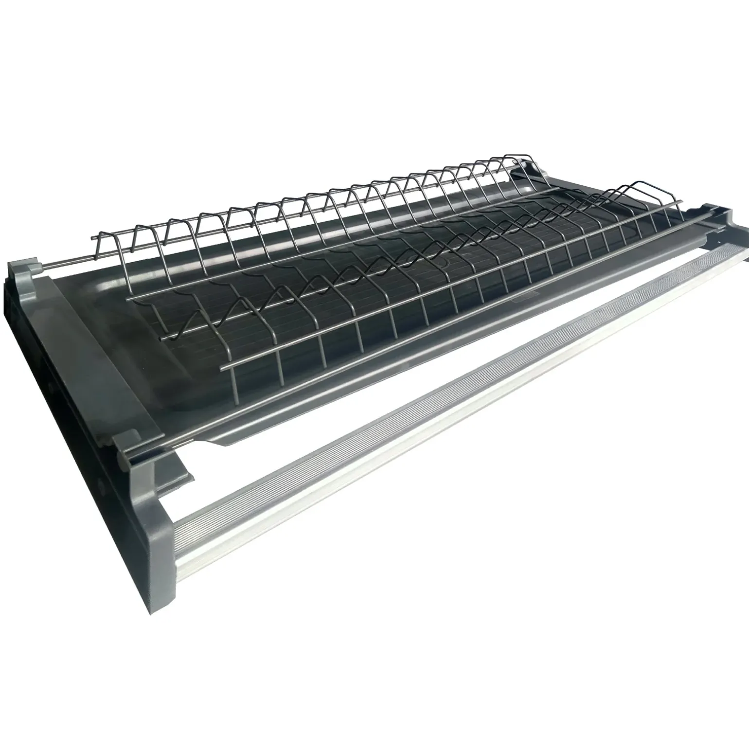 Cucina 255cm componibile lineare moderna antracite grigio pietra Gourmet Pure