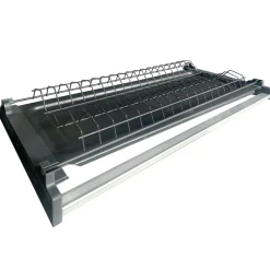 Cucina 255cm componibile lineare moderna bianco rovere Gourmet Pure