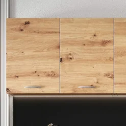 Cucina 240cm moderna lineare componibile quercia Dalia