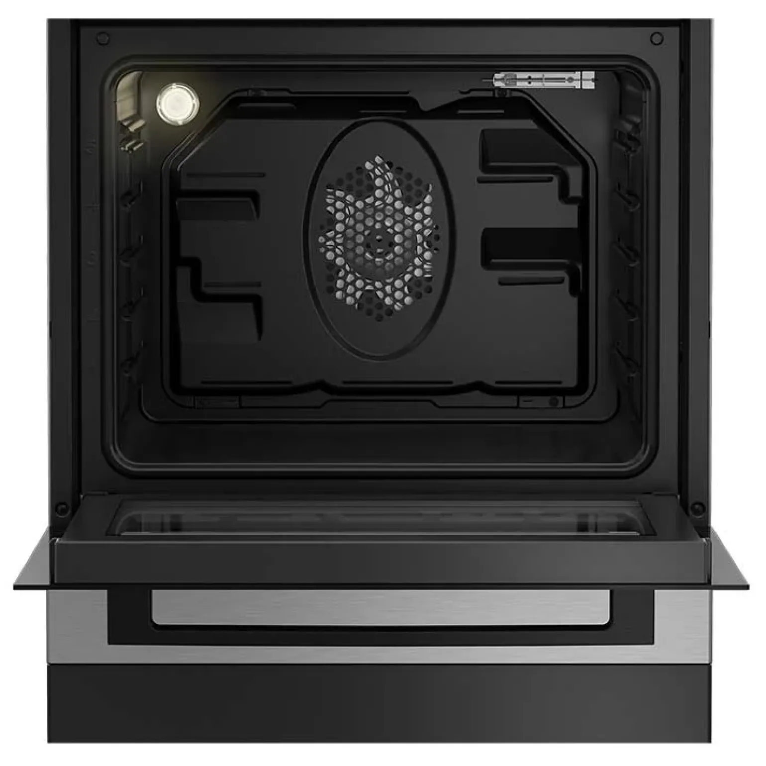 Cucina combinata 4 fuochi con forno elettrico 60x85cm inox Beko
