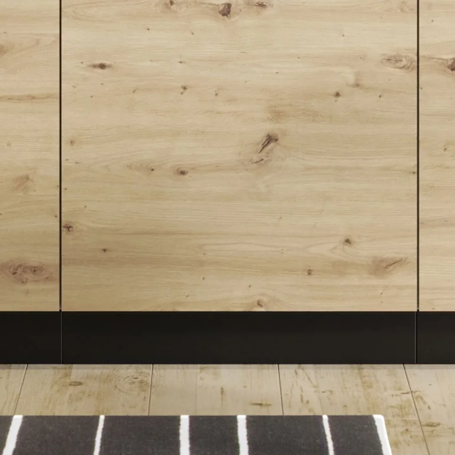 Cucina moderna componibile 240cm quercia nero Terry