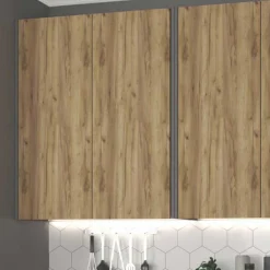 Cucina moderna lineare 180cm quercia antracite Amber